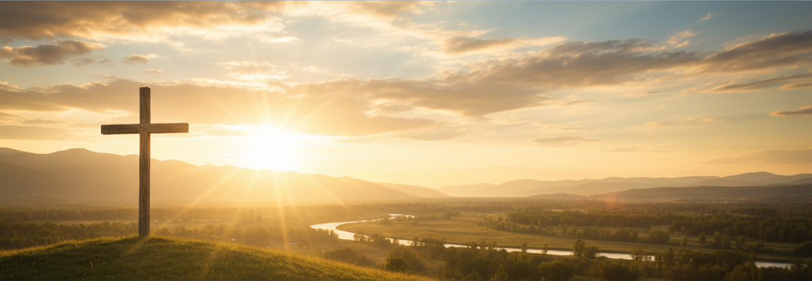 hero banner for christianity theme